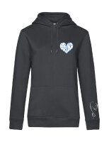 Ammersee & BE KIND - Hoodies M Herz - schwarz