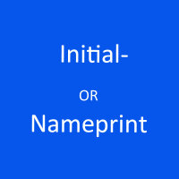 Individual Name- or Initialsprint